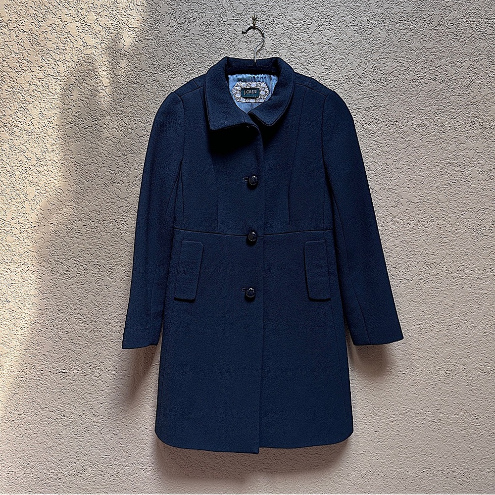 J Crew Classic Wool Coat